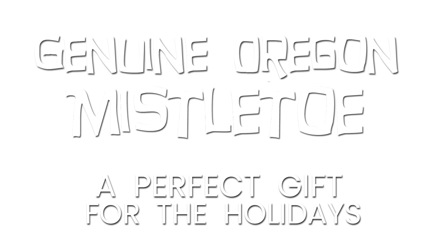 Genuine Oregon Mistletoe