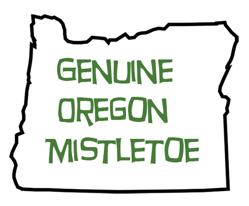 Genuine Oregon Mistletoe logo